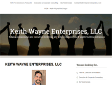 Tablet Screenshot of keithwayne.com